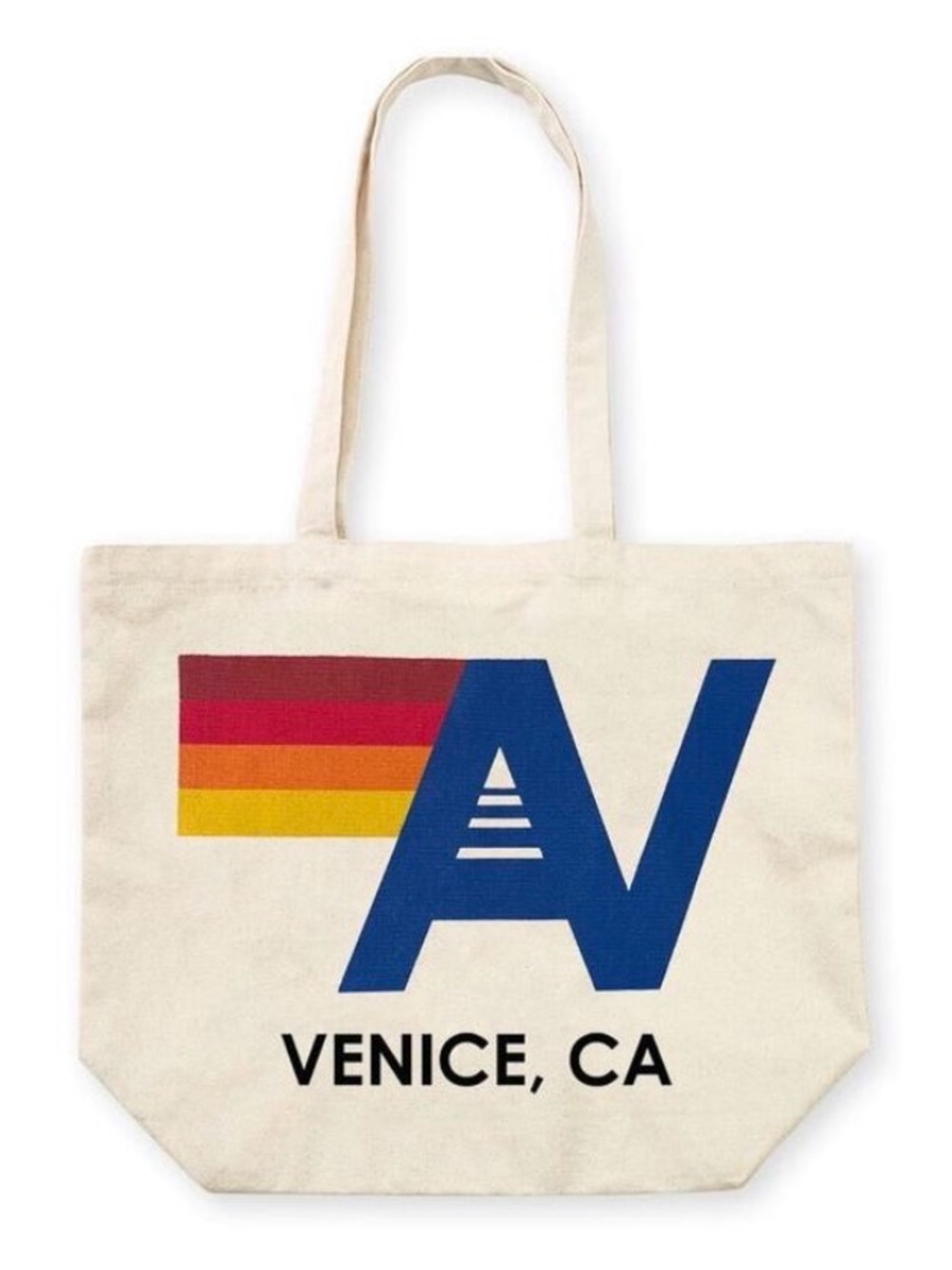 Aviator Nation Cream Canvas Tote Bag